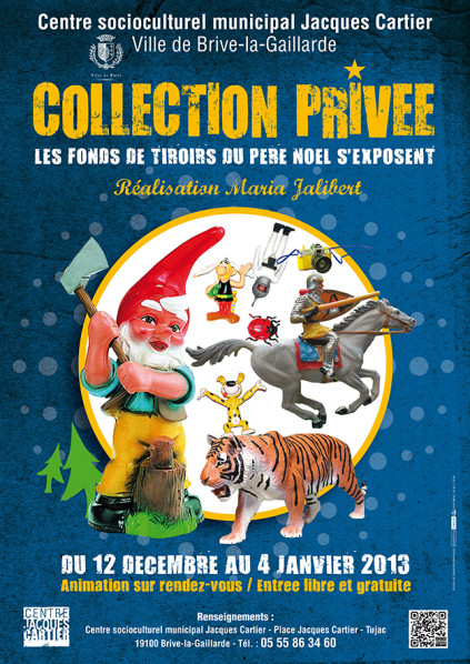affiche expo collection privée red